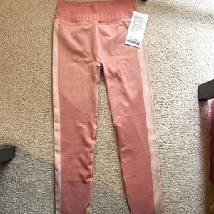 NWT LULULEMON 25” Seamless Ebb to Train Tight *Abstract LW5CAZS Pink Sze 6